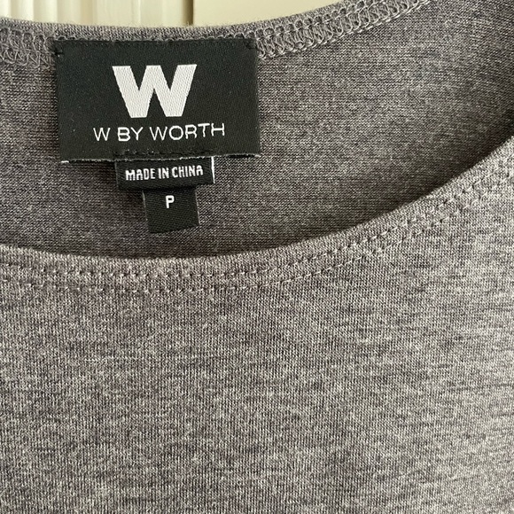 W BY WORTH Scoop Neck Long Sleeve T-Shirt NWOT - Picture 3 of 6